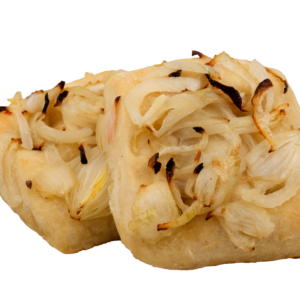 FOCACCINE QUADRATE CON CIPOLLA